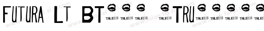 Futura Lt BT-常规 (Tru字体转换